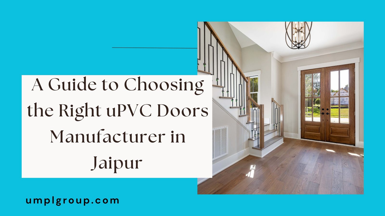 A Guide to Choosing the Right uPVC Doors Manufacturer in Jaipur